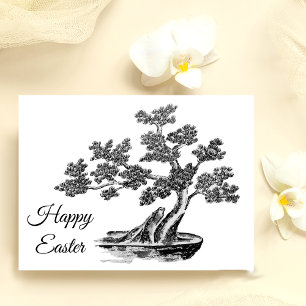 Bonsai - Chinesischer Stil - Schwarzweiß Postkarte