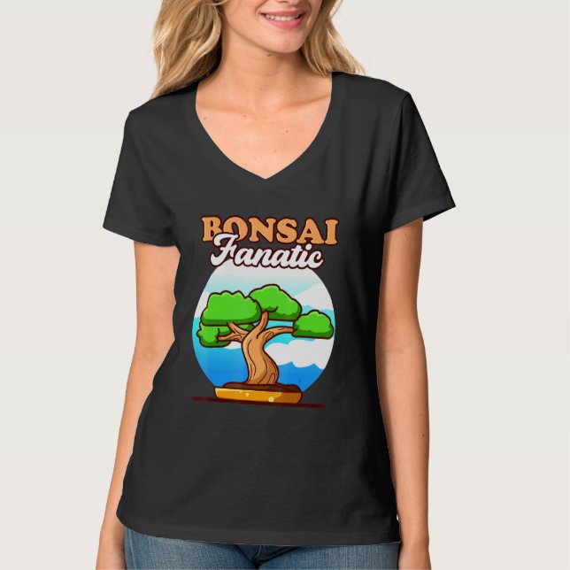 Bonsai Fanatic Bonsai Master Japan Culture Bons T-Shirt (Vorderseite)