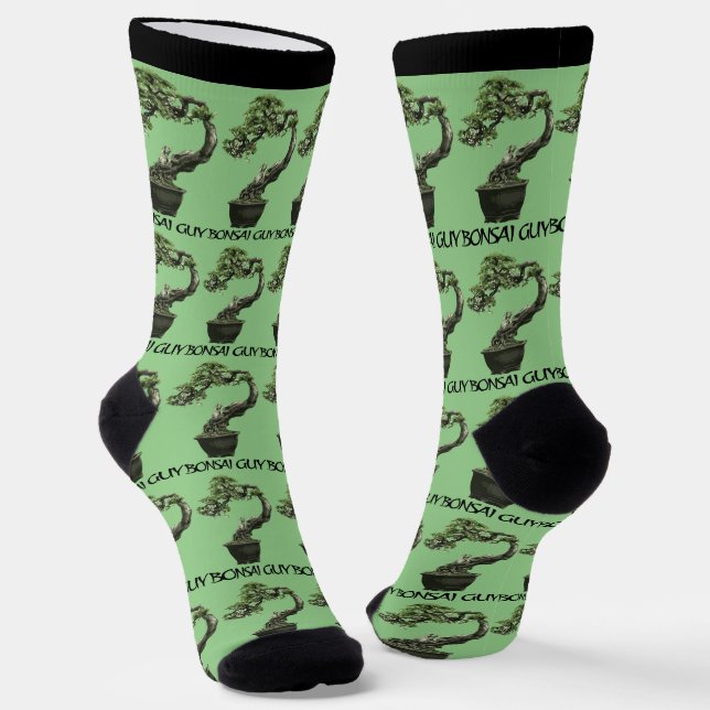 Bonsai guy funny quote for bonsai lovers socks socken (Gewinkelt)