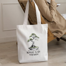 Bonsai ist meine Therapie lustiger Spruch für Bons