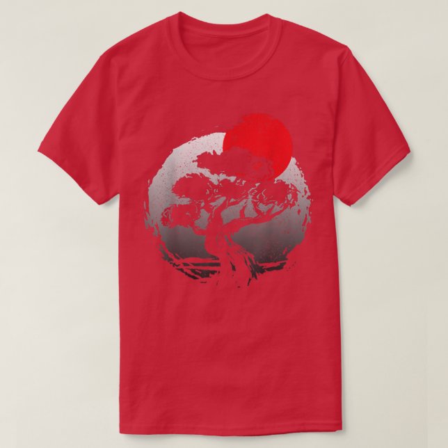 Bonsai Japanese Art Bonzai T-Shirt (Design vorne)