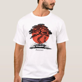 Bonsai Japanisches Kanji Personalisiert T - Shirt