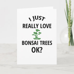 Bonsai Lover Geschenk Bonsai Tree Bonsai Tree Lov Karte