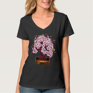 Bonsai Pink Japanisch Cherry Funny Japanisch Bonsa T-Shirt