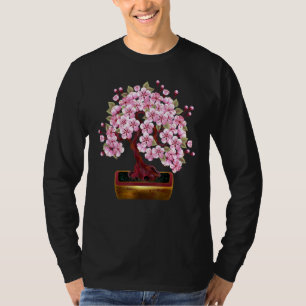 Bonsai Pink Japanisch Cherry Funny Japanisch Bonsa T-Shirt