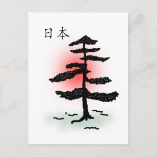 Bonsai Postkarte
