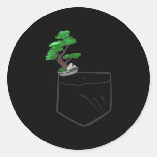 Bonsai Runder Aufkleber