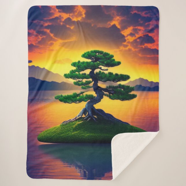 Bonsai Sherpa Blanket Sherpadecke (Vorderseite)