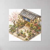 Bonsai-Shop-Aquarell