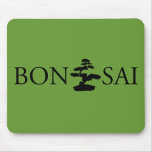 Bonsai Silhouette Mousepad