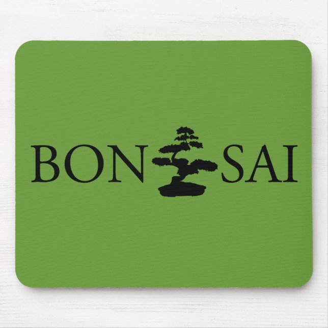 Bonsai Silhouette Mousepad (Vorne)