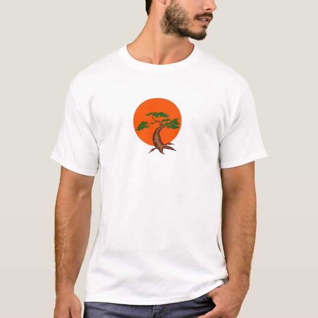 Bonsai Sunset T-Shirt (Vorderseite)