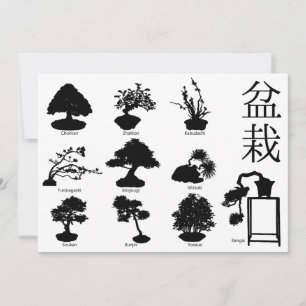 Bonsai Tree Basic Styles 10 Einladung