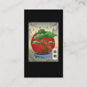 Bonsai Tree Buddhismus Japanischer Natureschmetter Visitenkarte