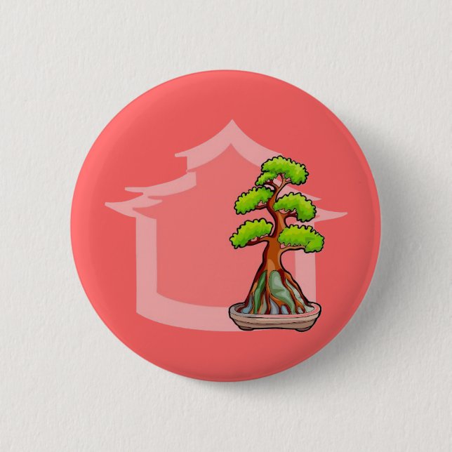 Bonsai Tree Button (Vorderseite)