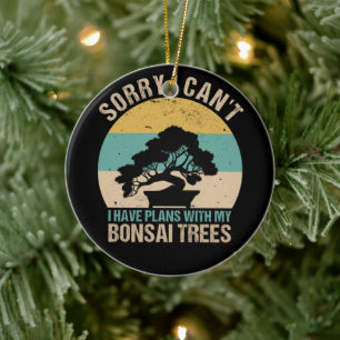 Bonsai Tree - Coole Pflanze im Freien Keramik Ornament