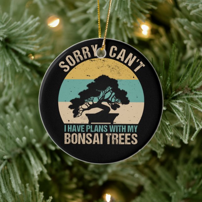 Bonsai Tree - Coole Pflanze im Freien Keramik Ornament (Baum)