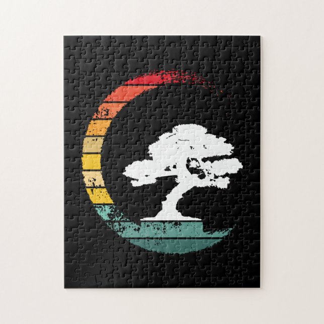 Bonsai Tree Enso Circle Puzzle (Vertikal)