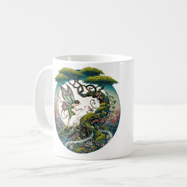 Bonsai Tree Fairy Kaffeetasse (Vorderseite Links)