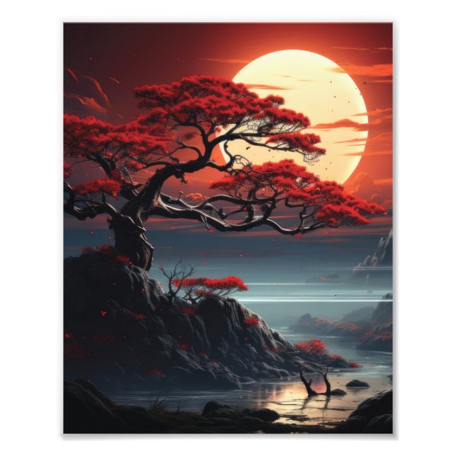 Bonsai Tree Fotodruck (Vorne)