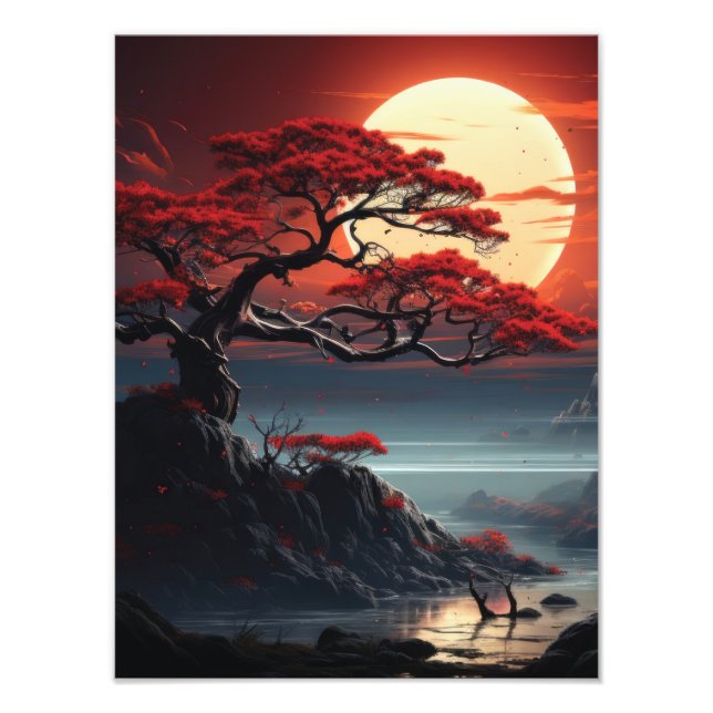 Bonsai Tree Fotodruck (Vorne)