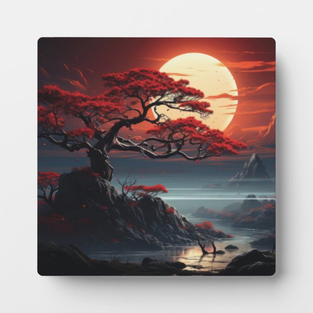 Bonsai Tree Fotoplatte (Vorderseite)