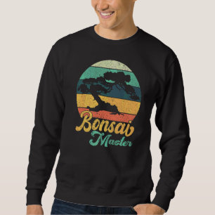 Bonsai Tree in Japanisch Zen Buddhist Enso Circle Sweatshirt