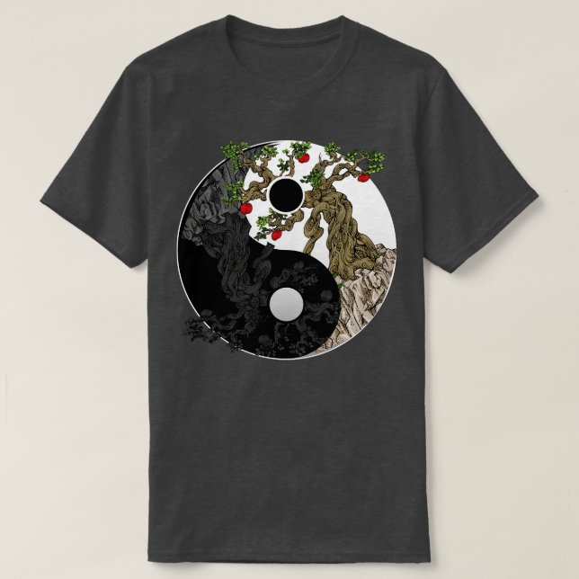 Bonsai Tree Japanisch Buddhist Zen T-Shirt (Design vorne)