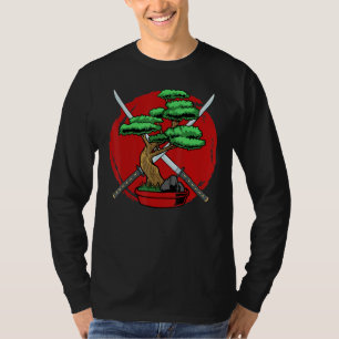 Bonsai Tree Japanischer Garten Bonsai Tree Katana T-Shirt