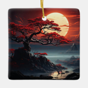 Bonsai Tree Keramikornament
