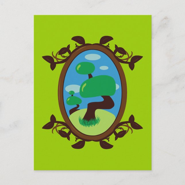 Bonsai Tree Postkarte (Vorderseite)