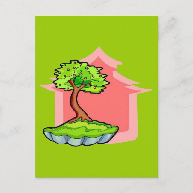 Bonsai Tree Postkarte (Vorderseite)