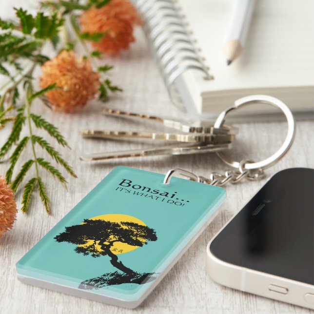 Bonsai Tree  Schlüsselanhänger (Vorderseite rechts)