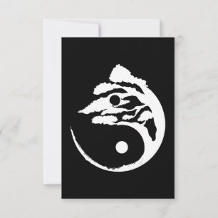 Bonsai Tree Yin-Yang Geburtstagsgeschenk Alle Männ Dankeskarte