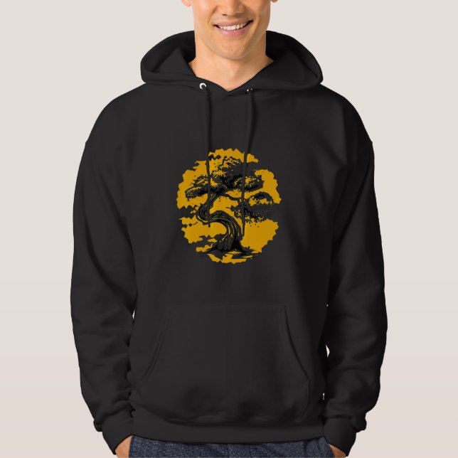 Bonsai Tree Zen Buddhist Hoodie (Vorderseite)