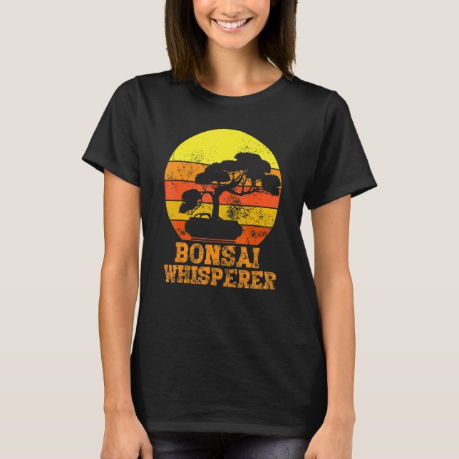 Bonsai Whisperer  Japanese Bonsai Tree T-Shirt (Vorderseite)