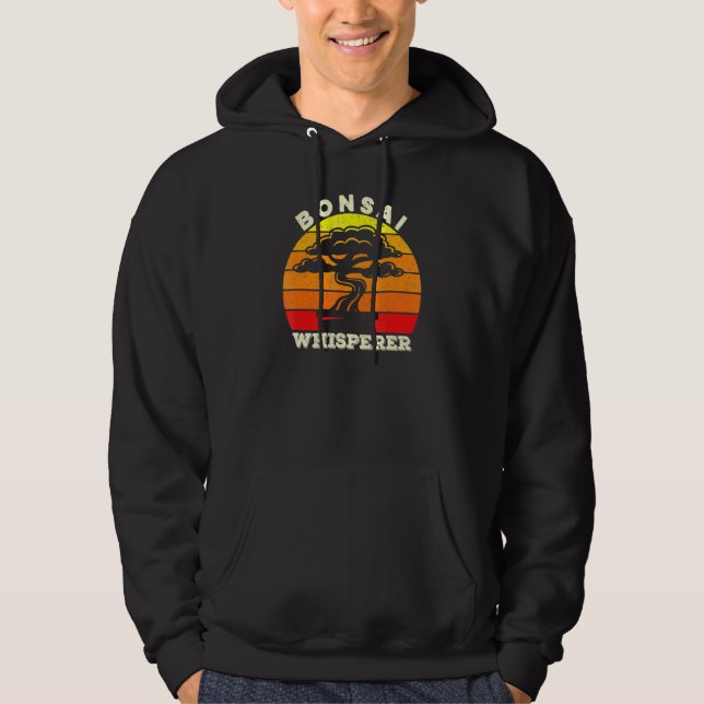 Bonsai Whisperer Japanischer Bonsai Tree T-Shirt S Hoodie (Vorderseite)