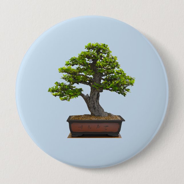Bonsaisbaum Button (Vorderseite)