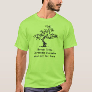 Bonsaisgarten-Baum-T - Shirts