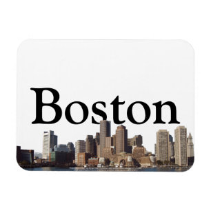 Bonston, MA Skyline mit Boston im Sky Magnet