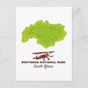 Bontebok-Nationalpark Südafrika Karte