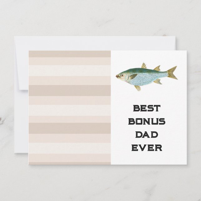 Bonus Dad Feiertagskarte (Vorderseite)