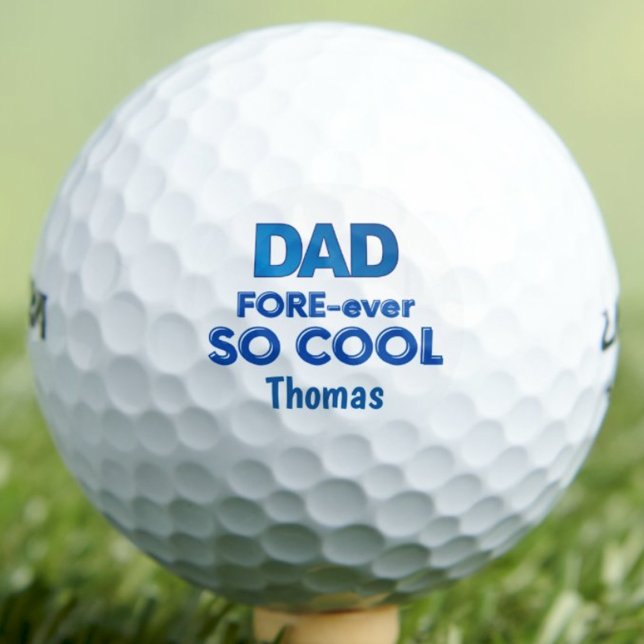 Bonus Dad FORE-ever Cooler Golfer-Geschenk Golfball (Von Creator hochgeladen)