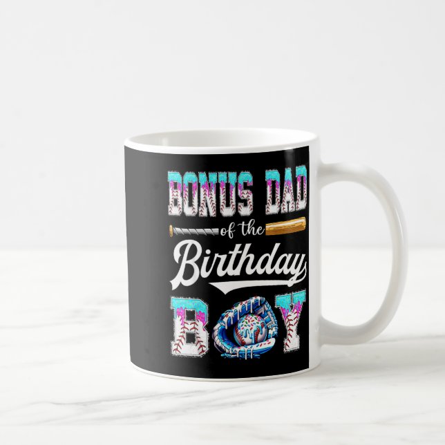 Bonus Dad Of The Birthday Boy Baseball Ice Cream D Kaffeetasse (Rechts)