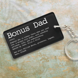 Bonus Dad Stiefvater Definition Modern Schlüsselanhänger