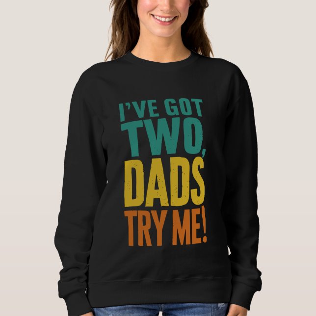 Bonus Daddy Vatertag Vaterschaft Witziger Step-Vat Sweatshirt (Vorderseite)