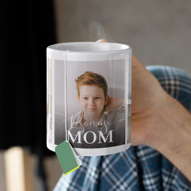 Bonus Mama 5 Fotos Collage Kaffeetasse (Von Creator hochgeladen)