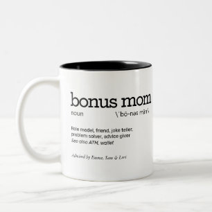 Bonus Mama Definition Zwei-Tonen-Kaffee-Tasse Zweifarbige Tasse