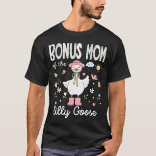 Bonus-Mama des albernen Gänsekindes zum 1. Geburts T-Shirt