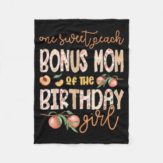 Bonus Mama des Geburtstagskindes One Sweet Peach 1 Fleecedecke